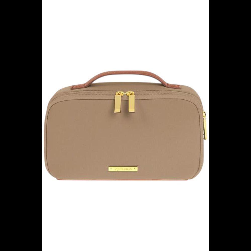 Joy CleanBoss World Traveler Accordion Style Toiletry Bag Stone Taupe